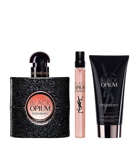 macy's ysl black opium gift set|opium gift sets on offer.